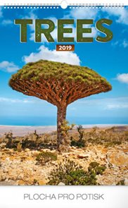 Kalendář nástěnný 2019 - Stromy, 33 x 46 cm