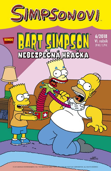 Simpsonovi - Bart Simpson 8/2018 - Nebezpečná hračka - kolektiv autorů