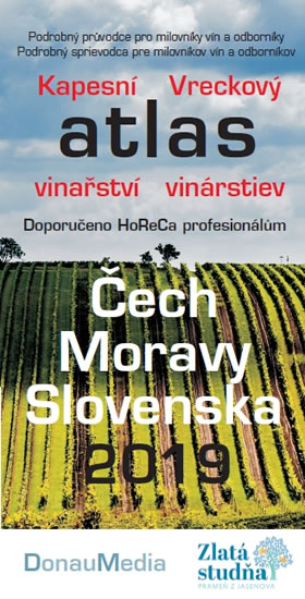 Kapesní atlas vinařství/Vreckový atlas vinárstev - Čech, Moravy - Slovenska 2019 - neuveden