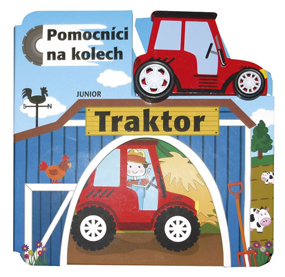 Levně Traktor - Pomocníci na kolech + dřevěný, ekologicky nezávadný traktůrek - kolektiv autorů