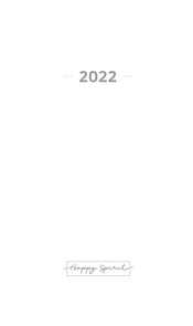 Kalend&#225;rium 2022 do di&#225;ře UNI M - Designov&#233; di&#225;ře 2022