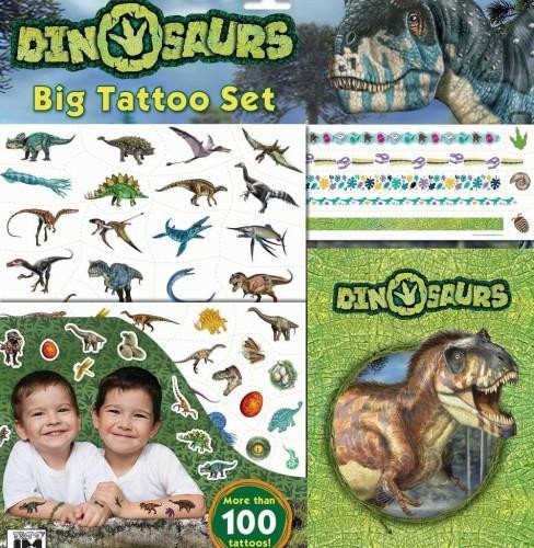Levně Dinosauři - Velký set s tetováním - neuveden