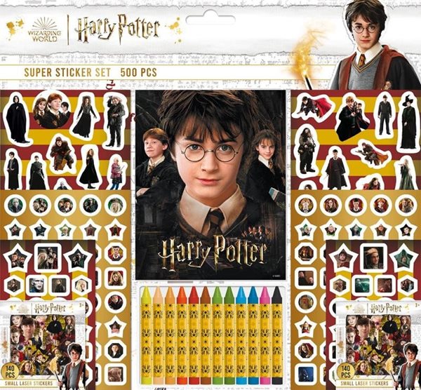 Levně Harry Potter - Samolepkový set 500 - neuveden