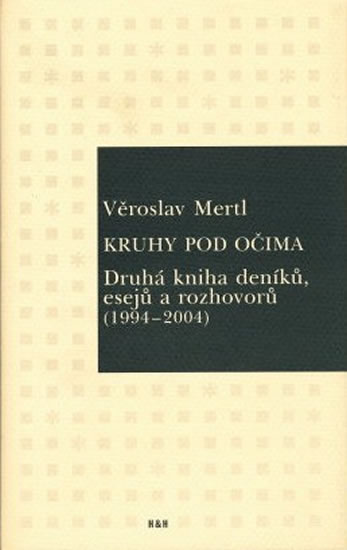 Kruhy pod očima - Druhá kniha deníků, esejů a rozhovorů (1994-2004) - Mertl Věroslav - 13,3x20,4