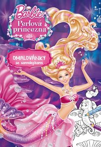 Barbie - Perlová princezna - Omalovánky se samolepkami