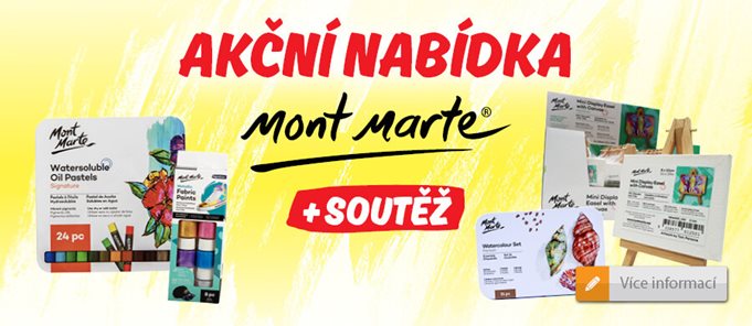 🎨 SOUTĚŽ o Mont Marte sady a akční nabídka