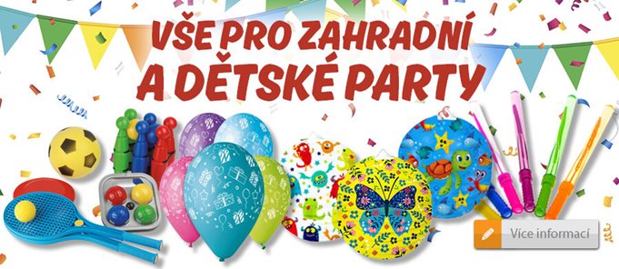 Vše pro kouzelnou dětskou party 🎈
